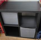IKEA Blokkenkast - Zwart, Huis en Inrichting, Ophalen of Verzenden, Gebruikt