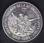 Cuba, 10 Pesos, 1988, 1 OZ zilver, Postzegels en Munten, Munten | Amerika, Zilver, Ophalen of Verzenden, Losse munt, Midden-Amerika