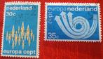 Nederland - 2x Europa - 30c / 35c, Postzegels en Munten, Postzegels | Nederland, Na 1940, Verzenden, Gestempeld