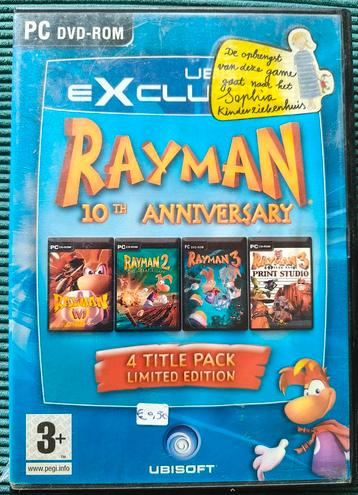 Rayman 10th Anniversary PC - 4 Title Pack Limited Edition beschikbaar voor biedingen