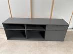 IKEA Vihals TV-meubel - Donkergrijs, Huis en Inrichting, Ophalen, Overige materialen, Gebruikt, 100 tot 150 cm
