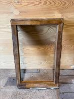 Plato wood raam 2 stuks, Doe-het-zelf en Verbouw, Glas en Ramen, Ophalen, Gevelraam of Ruit, Gebruikt, Minder dan 80 cm