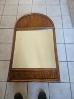 Grote Rotan Spiegel, Huis en Inrichting, Woonaccessoires | Spiegels, Ophalen, Gebruikt, Rechthoekig, 100 tot 150 cm