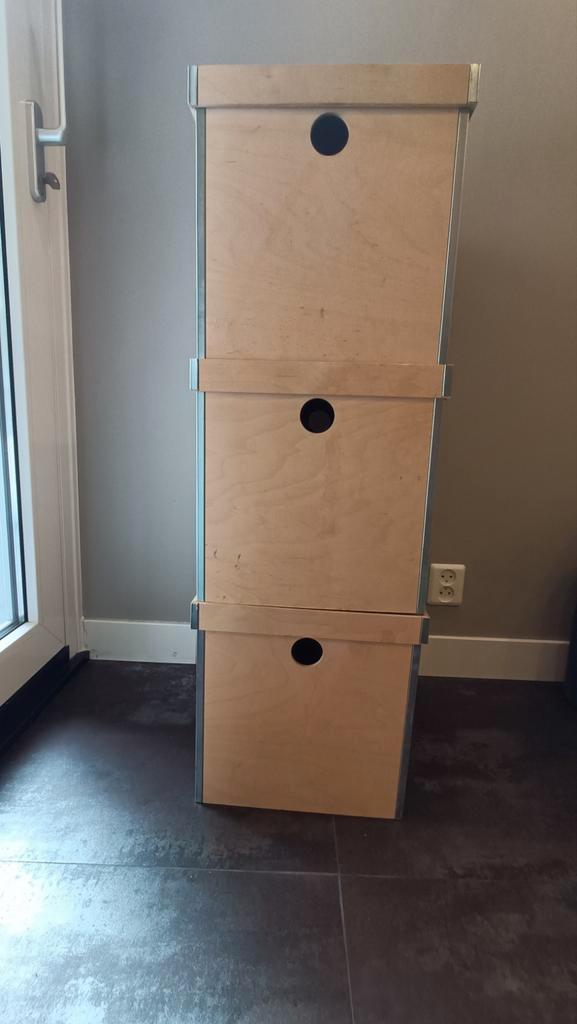Pränt Ikea opbergdoos past in Expedit vakkenkast, Huis en Inrichting, Kasten | Stellingkasten, Zo goed als nieuw, Ophalen