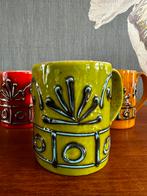Vintage set koffiemokken Italiaans keramiek 1970s, Ophalen