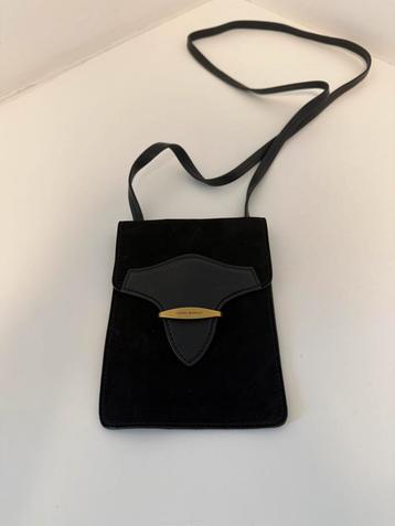 Isabel Marant telefoontasje zwart suède beschikbaar voor biedingen