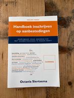 Handboek Inschrijven op Aanbestedingen - Nieuwe Versie, Ophalen of Verzenden, Nieuw