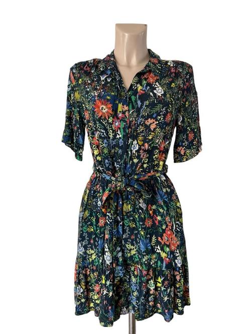 Pom Amsterdam jurk M, Kleding | Dames, Jurken, Zo goed als nieuw, Maat 38/40 (M), Groen, Onder de knie, Ophalen of Verzenden