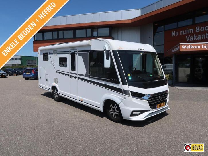 Knaus Live I 650 MEG AUTOMAAT 160 PK HEFBED, Caravans en Kamperen, Campers, tot en met 4, Integraal, Knaus, Fiat, Diesel, Automaat