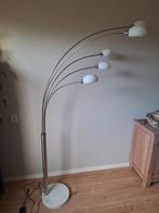 Witte zilveren design booglamp Xenario staande lamp 5 armen, Huis en Inrichting, Lampen | Vloerlampen, Ophalen, 200 cm of meer