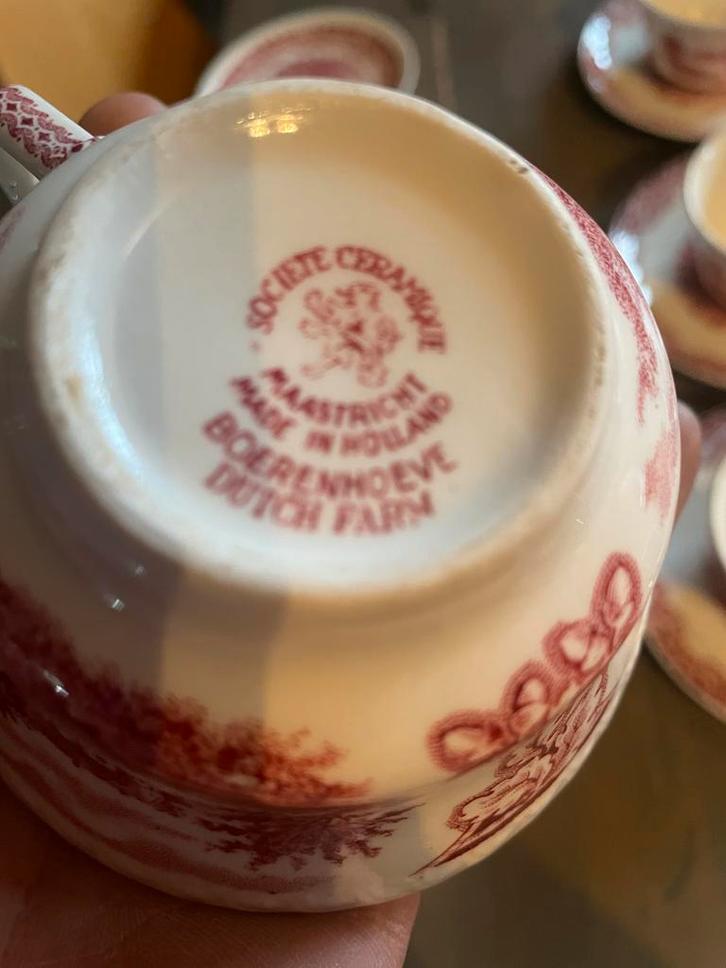 Société Céramique Maastricht Servies, Antiek en Kunst, Antiek | Servies compleet, Ophalen of Verzenden