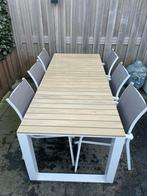 Buitenhof Tuinset - Polywood Tafel & 6 Stoelen, Ophalen, Gebruikt, Eettafel, 6 zitplaatsen