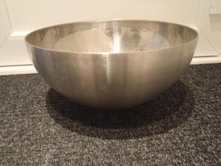 metalen schaal, Tuin en Terras, Bloempotten, Nieuw, Metaal, Minder dan 40 cm, 25 tot 40 cm, Rond, Ophalen of Verzenden