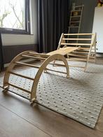 Klimboog met glijbaan + kussen, Kinderen en Baby's, Speelgoed | Buiten | Speeltoestellen, Ophalen, Zo goed als nieuw, Glijbaan