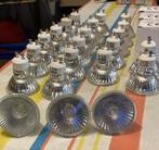 25 st gu10 lampen, 30 tot 60 watt, Gebruikt, Halogeen (gloei)lamp, Ophalen of Verzenden