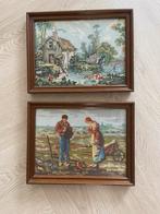 borduurwerk, het angelus, Jean-Francois Millet, Antiek en Kunst, Ophalen of Verzenden