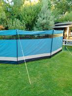 Outwell windscherm, blauw, met venster, 5 mtr. Bijna nieuw, Ophalen of Verzenden, Zo goed als nieuw