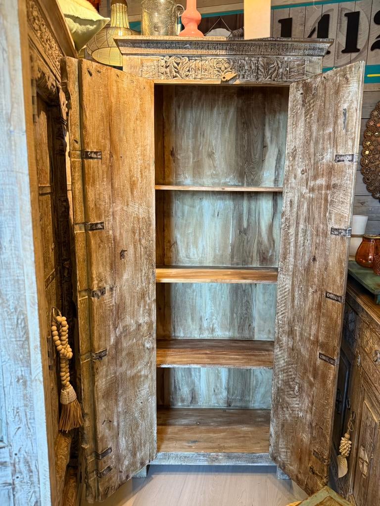 Gave India/Ibiza style kast, Huis en Inrichting, Kasten | Buffetkasten, Ophalen, Nieuw, 50 tot 100 cm, Minder dan 100 cm