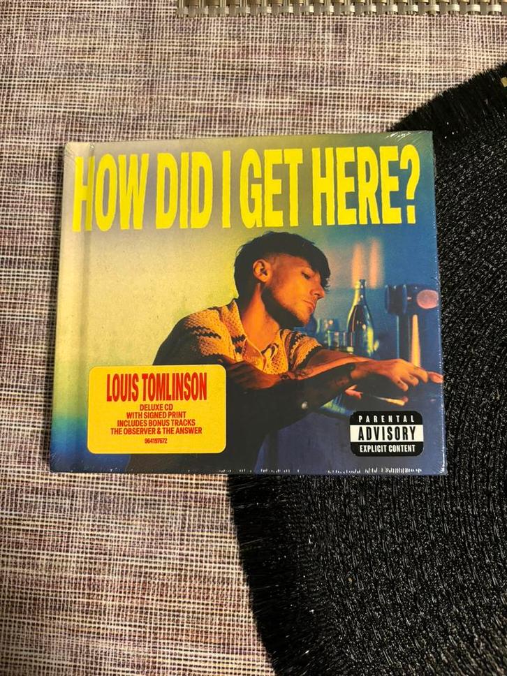 Louis Tomlinson CD Gesigneerd – How Did I Get Here?, Cd's en Dvd's, Cd's | Pop, Nieuw in verpakking, Ophalen of Verzenden