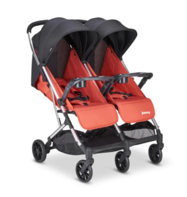 Joovy Kooper X2 Dubbele kinderwagen xtra Licht tweelingwagen, Kinderen en Baby's, Kinderwagens en Combinaties, Gebruikt, Kinderwagen