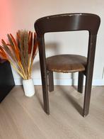 1 bruin geverfde bruno rey stoel, Huis en Inrichting, Stoelen, Ophalen of Verzenden, Gebruikt, Bruin, Eén
