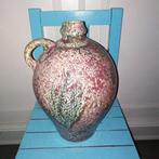 Mooie kruik in gemeleerde kleuren roze, beige, creme, bruin, Ophalen, Gebruikt