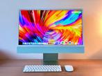 iMac 24" M1 chip 8-Core GPU/CPU 8GB Ram 512GB SSD + EXTRA'S, Computers en Software, Apple Desktops, Ophalen, 24 inch 4.5K Retina