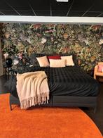 OptiSleep Bed Antraciet incl. matrassen, Huis en Inrichting, Slaapkamer | Bedden, Ophalen, Modern, Strak, 210 cm, Tweepersoons