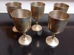 Wijnglazen Renaissance Stijl - Set van vijf, Ophalen of Verzenden, Zilver