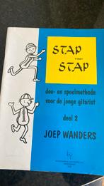 Joep wanders, stap voor stap, deel 2 voor de jonge gitarist, Muziek en Instrumenten, Bladmuziek, Ophalen of Verzenden, Gebruikt