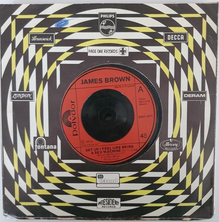 James Brown - Get Up I Feel Like A Sexmachine, Cd's en Dvd's, Vinyl Singles, Gebruikt, Single, Pop, 7 inch, Ophalen of Verzenden
