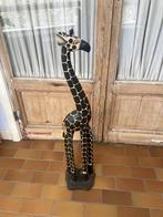 houten giraffe beeld, Ophalen, Gebruikt