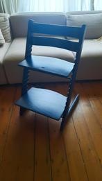 Stokke Triptrap kinder stoel, blauw, Kinderen en Baby's, Gebruikt, Gordel(s), Ophalen of Verzenden, Meegroeistoel