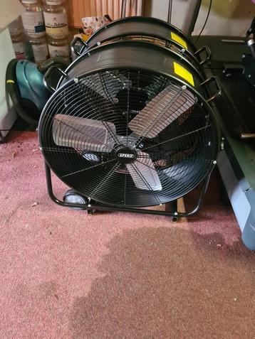 SPERO SPV600 Industrie Vloerventilator 60 centimeter, 2 stuk beschikbaar voor biedingen