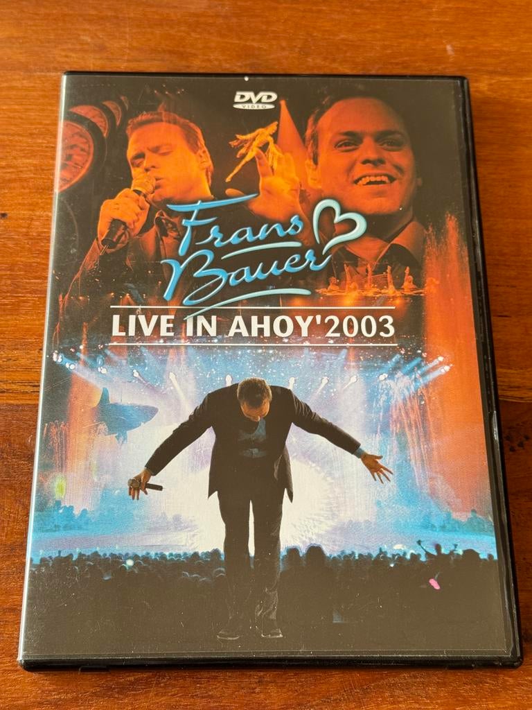 dvd muziek Frans Bauer live in Ahoy 2003, Alle leeftijden, Ophalen of Verzenden, Zo goed als nieuw