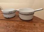 Porcelaine de Paris - Fruits sauvages, Ophalen of Verzenden, Zo goed als nieuw, Pannenset