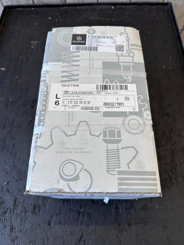 A270200080080 Nieuw Mercedes Waterpomp, Auto-onderdelen, Accu's en Toebehoren, Ophalen, Nieuw, Mercedes-Benz