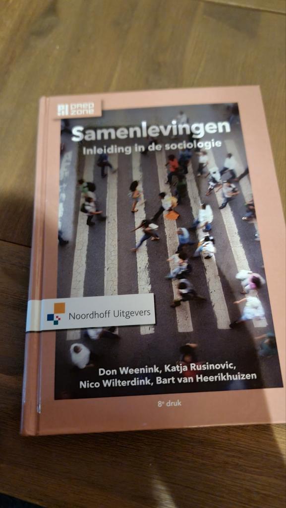 Samenlevingen: Inleiding sociologie - 8e druk, Boeken, Schoolboeken, Gelezen, Maatschappijleer, HAVO, Ophalen of Verzenden
