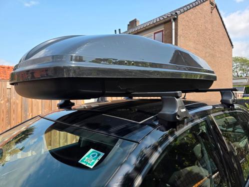 Dakkoffer hoogglans zwart Thule dakdragers volkswagen polo, Auto diversen, Dakkoffers, Zo goed als nieuw, Ophalen of Verzenden