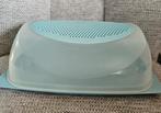 Tupperware grote climate kaasdoos, Huis en Inrichting, Keuken | Tupperware, Ophalen of Verzenden, Zo goed als nieuw, Blauw, Bus of Trommel