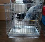 Ijzer honden bench maat l, Ophalen, Nieuw, Minder dan 75 cm, Minder dan 65 cm