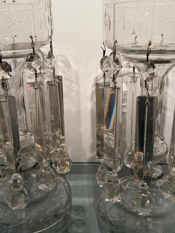 Kristallen Luster Vaasjes - Set van 2 beschikbaar voor biedingen