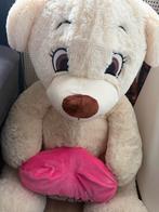 XXL Knuffelbeer met Hart - Groot en Zacht!, Kinderen en Baby's, Speelgoed | Knuffels en Pluche, Ophalen, Gebruikt, Beer