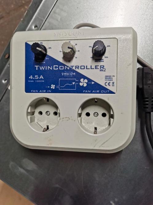Smscom twincontroller MK2 4.5A afzuiger afzuigmotor, Doe-het-zelf en Verbouw, Ventilatie en Afzuiging, Zo goed als nieuw, Afzuiger