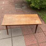 Retro teakhouten salontafel, Huis en Inrichting, Tafels | Salontafels, Ophalen, Minder dan 50 cm, Gebruikt, 50 tot 100 cm