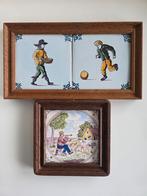 Halingen Wandtegels - Vintage Decoratie, Ophalen of Verzenden