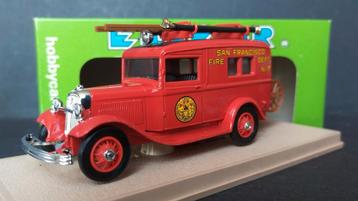 Ford V8 1934 san Francisco Fire Brigade 1:43 Eligor Pol  beschikbaar voor biedingen