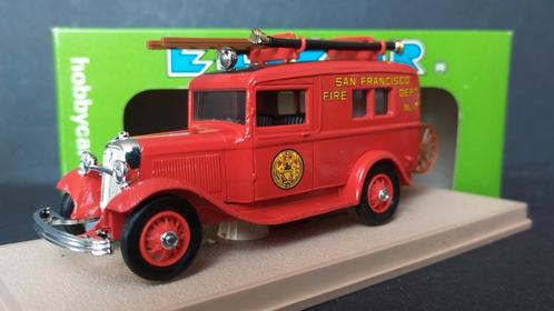 Ford V8 1934 san Francisco Fire Brigade 1:43 Eligor Pol, Hobby en Vrije tijd, Modelauto's | 1:43, Nieuw, Auto, Verzenden
