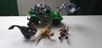 Dinosaurus Actie Figuren Set met Auto, Ophalen of Verzenden, Gebruikt