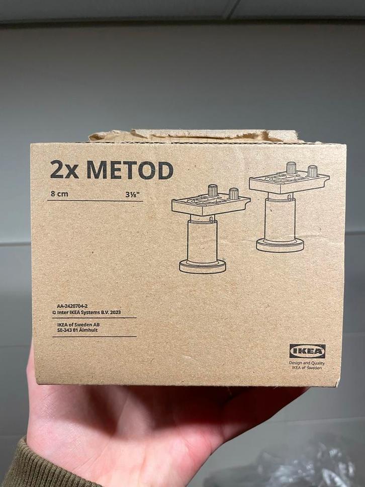 Nieuwe IKEA Metod poten - gratis ophalen!, Huis en Inrichting, Keuken | Keukenelementen, Nieuw, Minder dan 100 cm, Minder dan 50 cm